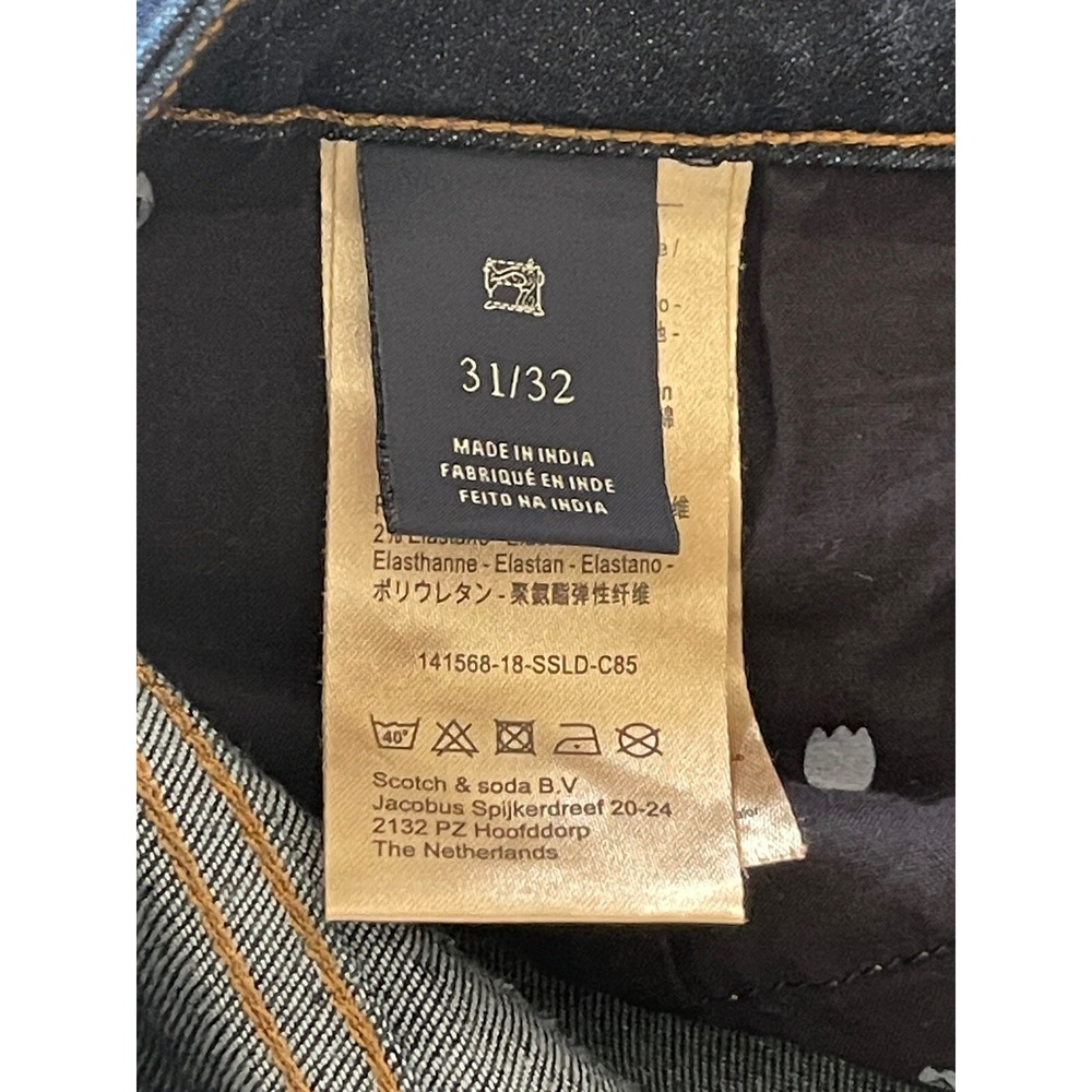Scotch & Soda Dark Blue Jeans 31/32 Womens La Parisienne‎ Skinny Denim - Picture 10 of 16